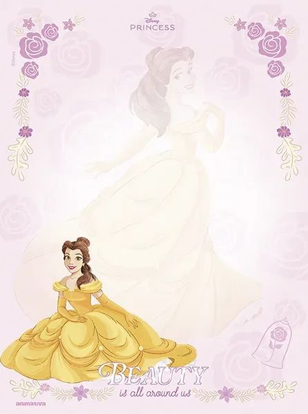 PAPEL DE CARTA PRINCESAS C/8FLS